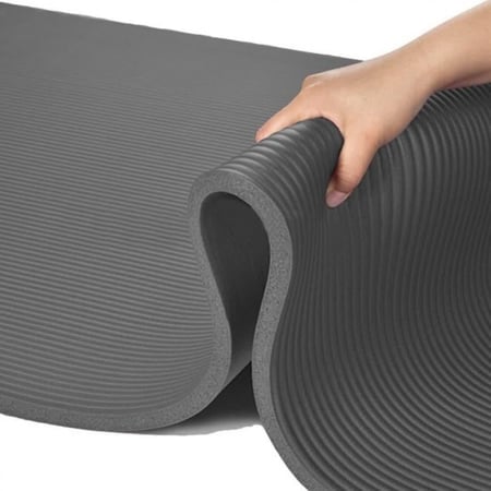 فرشة تمارين يوجا (رمادي غامق)