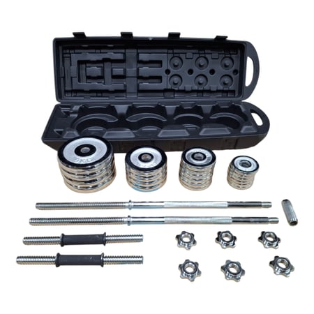 حقيبة أثقال حديد  50 كجم مطلي بالكروم