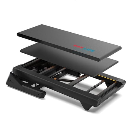 سير مشي كهربائي منزلي AM-H7 – محرك 2.5 حصان – سرعة حتى 20 كم/س – ميل حتى 15% – طي هيدروليكي – شحن لاسلكي وبلوتوث – يتحمل 160 كجم