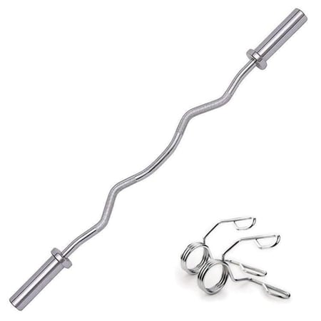 بار متعرج أولمبي بطول 120 سم