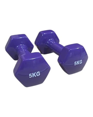 دمبل اثقال ملبس 5 كيلو