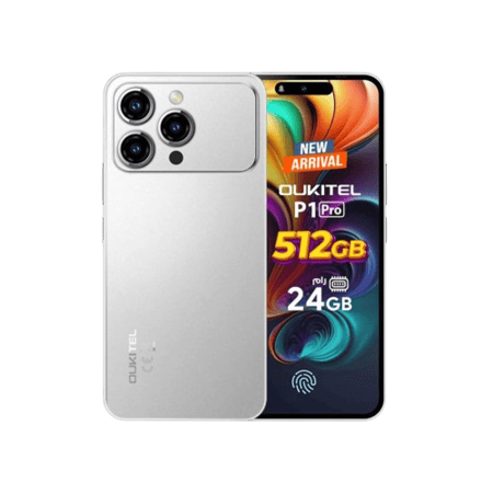 اوكيتل جوال P1 Pro ثنائي الشريحة بذاكرة رام 8+16 جيجابايت وذاكرة داخلية 512 جيجابايت يدعم 4G