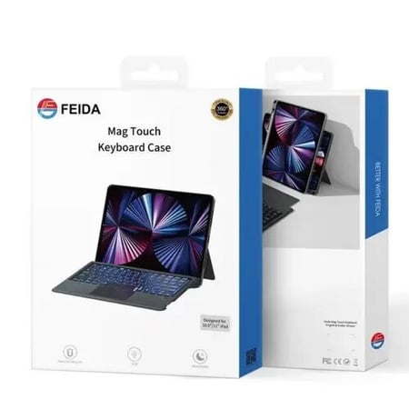 فيدا - لوحة مفاتيح الكمبيوتر اللوحي اللاسلكية المغناطيسية