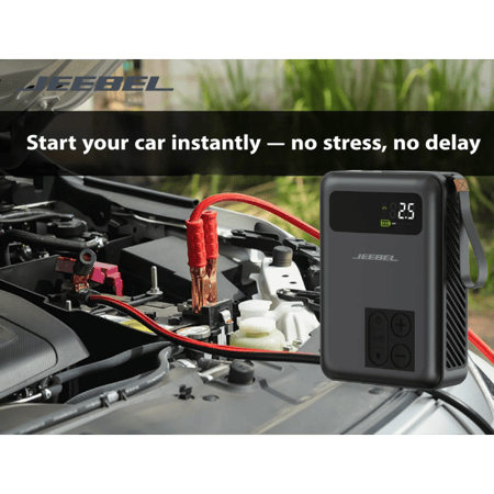 جهاز طوارئ متكامل للسيارة – بطارية 20000MAH وضغط 150 PSI