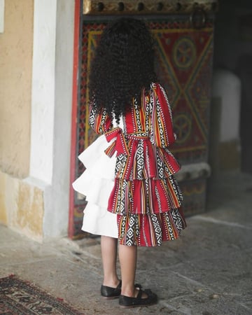 فستان سدو احمر