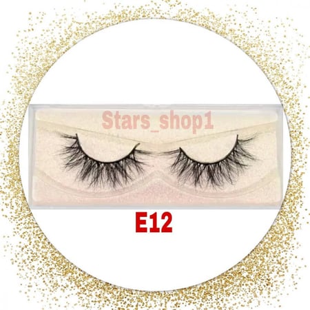 رموش منك ثلاثيه الابعاد E-12