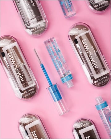 مجموعة بودرة الحواجب ثنائية اللون من ايسنس - 02 دارك ديب