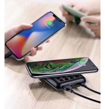 شاحن نقال بقوة 10 الاف لاسلكي لاصق