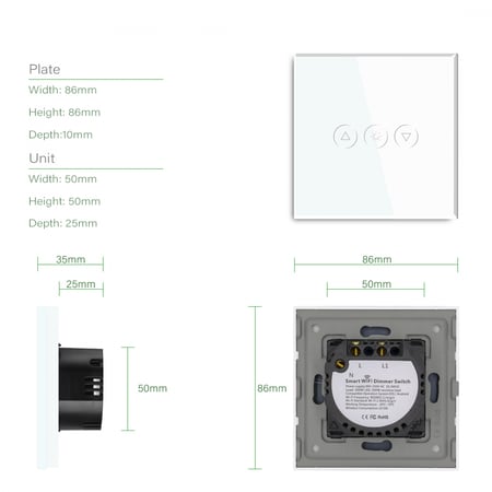 مفتاح ذكي للتحكم في شدة الإضاءة