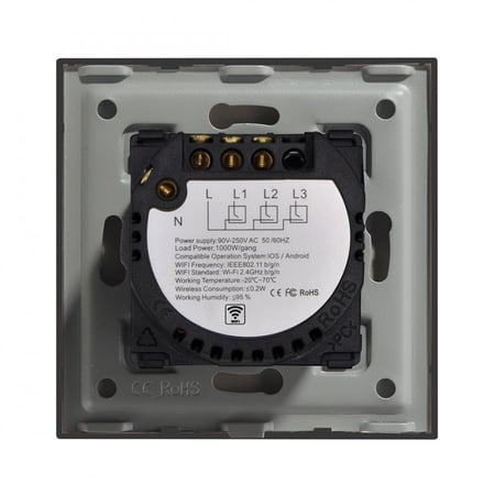 مفتاح إنارة ذكي واي فاي ثنائي