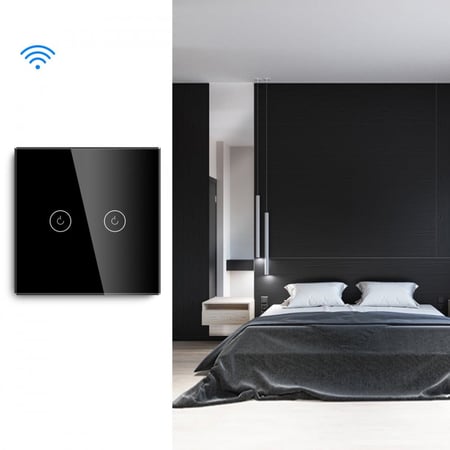 مفتاح إنارة ذكي واي فاي ثنائي