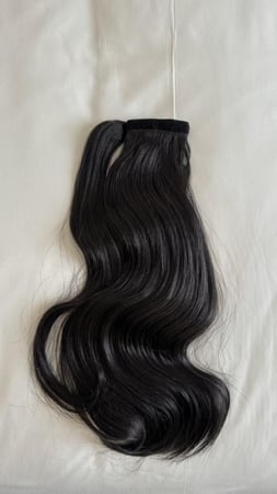 صناعي ذيل حصان ponytail  لون أسود عادي Regular black 1B