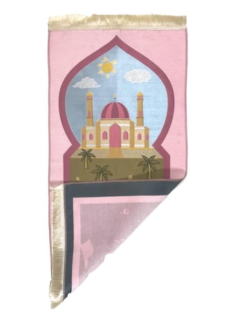 سجادة اطفال لون زهري
