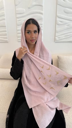 طرحة بوال وردي شك 2