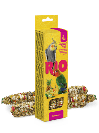 ريو سناك الروز والكروان وطيور البراكيت بالفواكة الأستوائية RIO Sticks