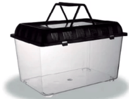 حضانة بلاستك - صندوق شفاف لتربية الطيور والزواحف والحيوانات الصغيرة