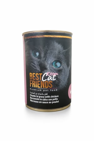 bestfriends cat kitten chicken chunksبيست فريندز كات قطع الدجاج
