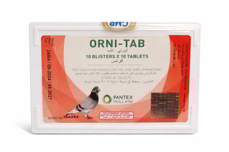 Orni Tab علاج أمراض الجهاز التنفسي للطيور Orni Tab Respiratory Treatme