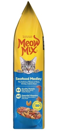 Meow Mix Seafood Medley Flavors Dry Cat Food مياو مكس طعام جاف للقطط نكهة سمك المحيط