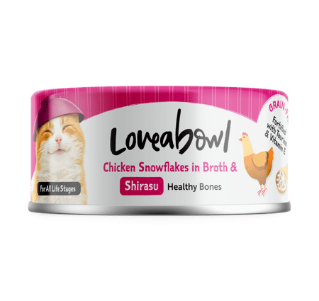 لاف اباول شرايح الدجاج في المرق مع صغار السمك Loveabowl Chicken