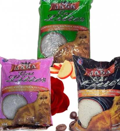 رمل جانا لجميع أنواع القطط حجم 5 لتر Jana Sand For Cats 5 Litter