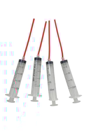 أبرة غر أنبوب تغذية سيلكون امن وقوي للفروخ صغيرة العمر مستلزمات طيور