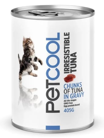 PeTCOOL بيت كول معلبات أكل قطط تونا اكل رطب اكل قطط معلبات قطط  كتن