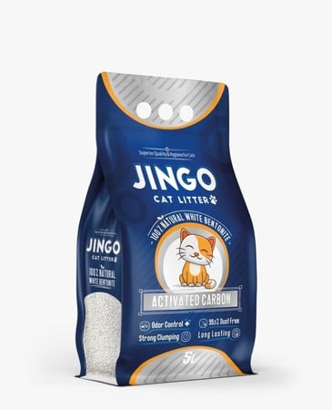 رمل جينغو أكتيف كربون رمل قطط تركي - متجر حيوانات وطيور