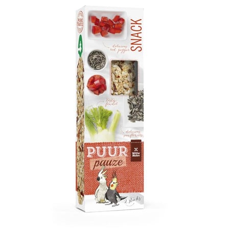 اعواد بذور الذواقه بدوار الشمس مع الفلفل الاحمر و الشمر ويت مولين Witte Molen Sticks L Parak Fennel & Red Pepper