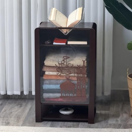 منظم سجاد ومبخرة  وحامل مصحف- بني