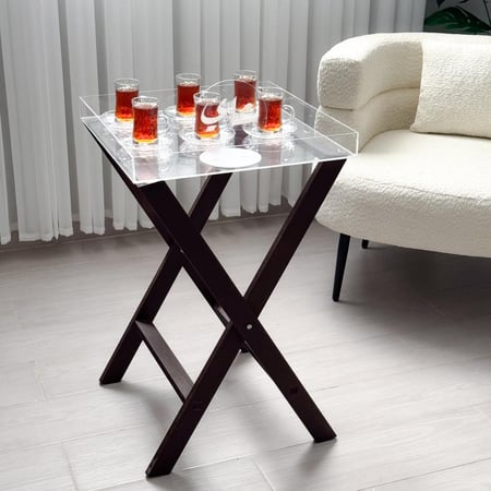 طاولة خدمة بني