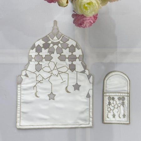 مفارش صحون وملاعق - 6 قطع