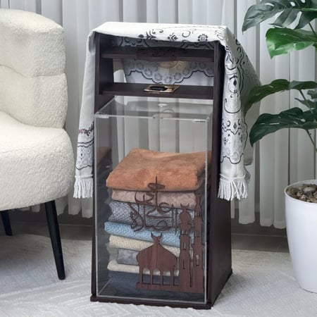 منظم سجاد ومبخرة -بني