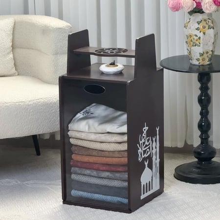 منظم سجاد ومبخرة  - بني