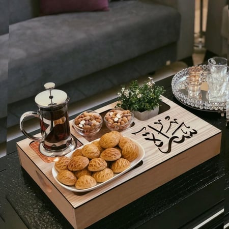 صواني خشبيه