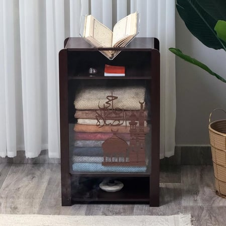 منظم سجاد ومبخرة  وحامل مصحف- بني