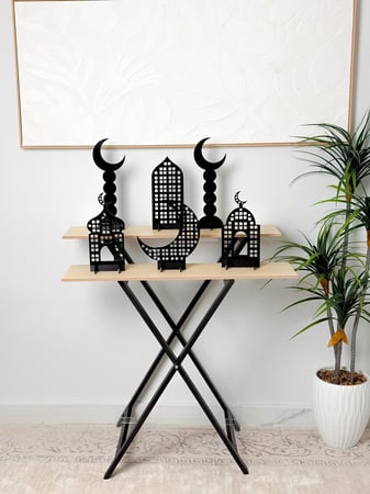 طاولة خدمة دورين  + ديكورات فاخرة