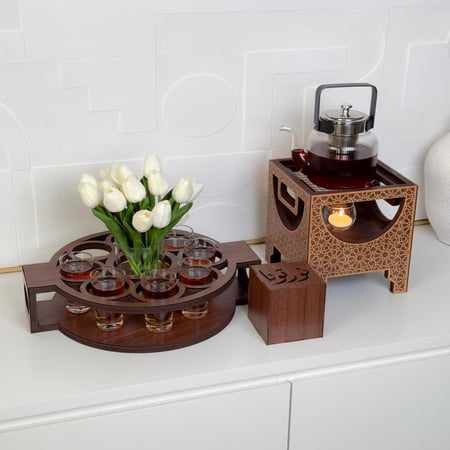 مجموعة ضيافة فاخرة 3 قطع