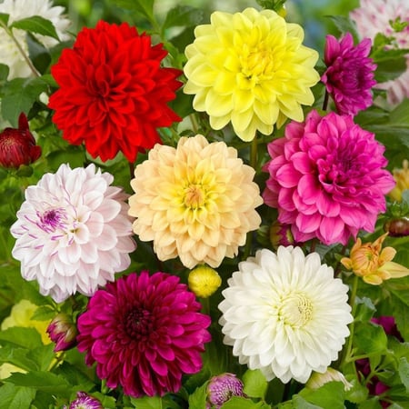 ‫بذور زهور داليا ( Dahlia decorative )