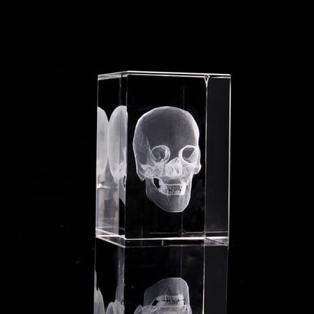 3D Skull Crystal Model
