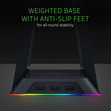 RAZER BASE STATION V2 Chroma - قاعدة سماعات متعددة الوظائف بإضاءة RGB Chroma