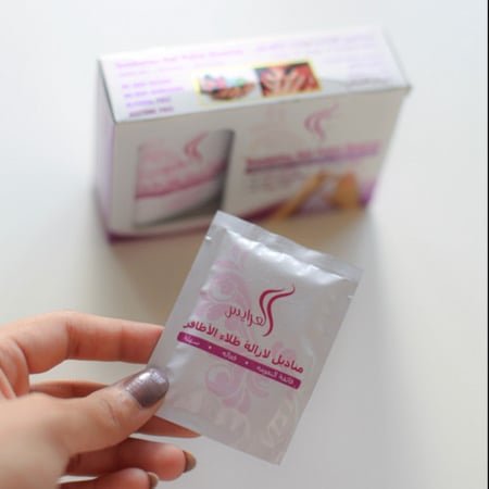 مناديل مزيلة للمناكير 10 مغلفات فردية