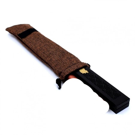 علبة خشبية فاخرة مبخرة ذكية بلون أسود مع كيس قماشي جميل للحفظ