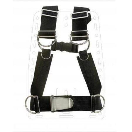 دايف ريت أحزمة لوح الظهر Dive Rite Harness For Backplate Deluxe W-Qr