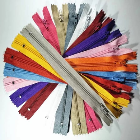 سحاب عادي 50 سم و 20 سم