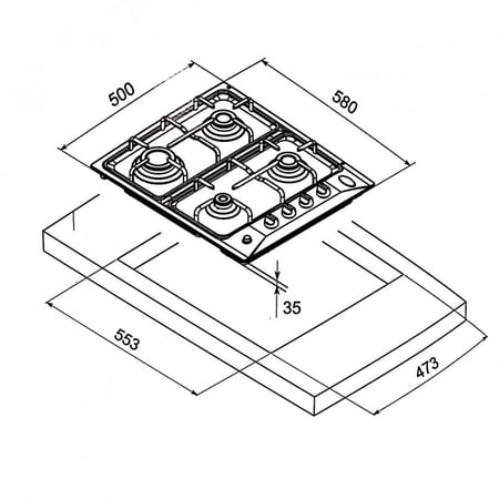 مسطح ماستر جاز بلت ان 60 سم H64GLEX