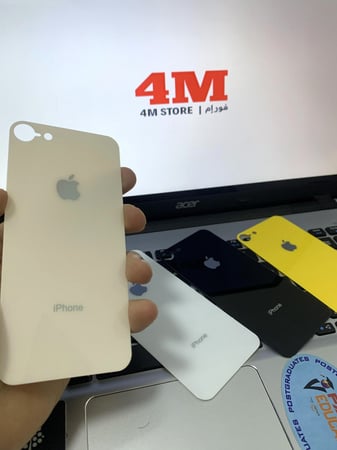خلفية زجاج ايفون 8 خافي عيوب ايفون 8 خافي عيوب ابيض