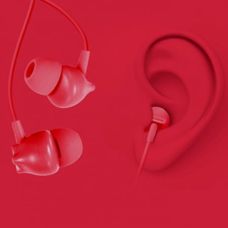 سماعة أذن رياضية ستيريو سلكية أبيض لجميع الأجهزة موديل AU-03