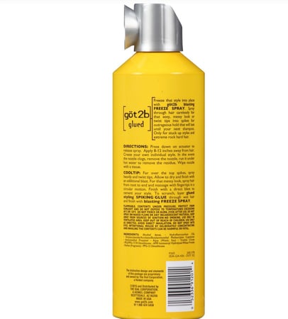 بخاخ التثبيت القوي got 2be glue  للبواريك والبيبي هير 12 اونصه 340 غرام