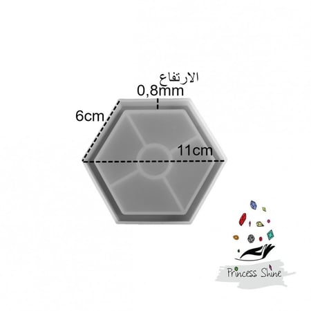 494 - قالب سيليكون كوستر معين